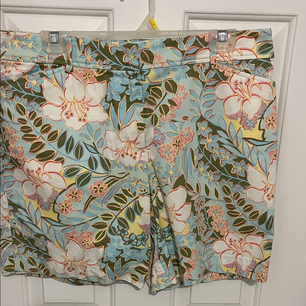 Talbots Floral Print Women's Shorts - Multicolor